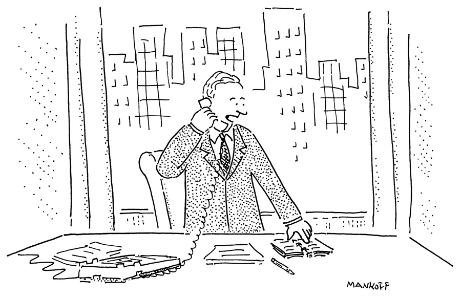 "No, Thursday's out. How about never -- is never good for you?
(licensed from cartooncollections.com)